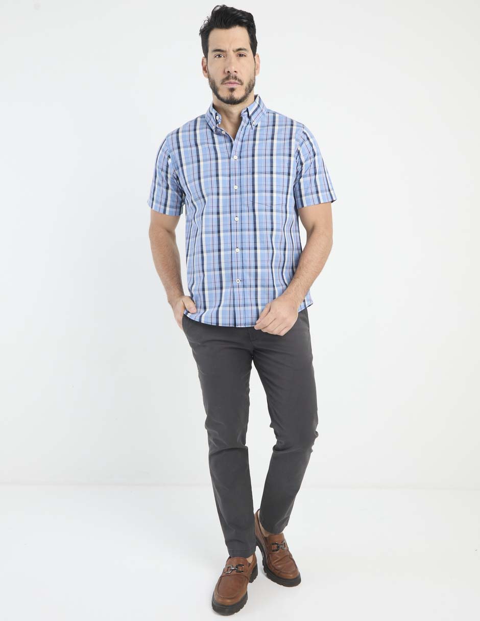 Camisa casual manga corta para hombre 3