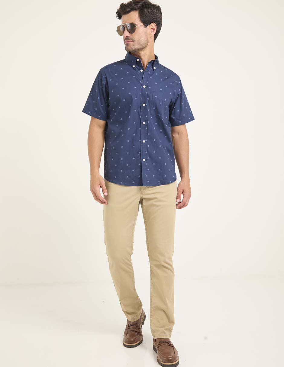 Camisa casual manga corta para hombre 3