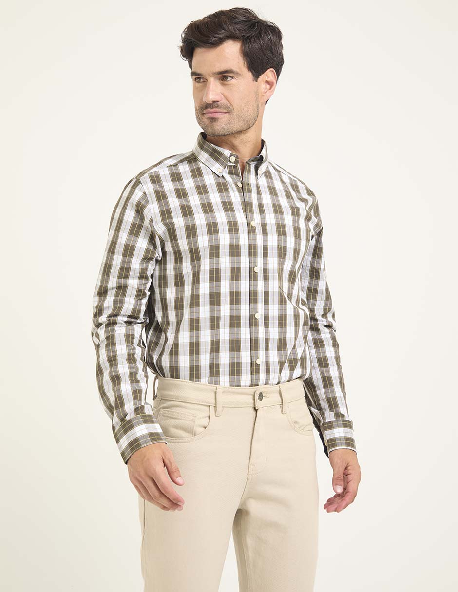 Camisa casual manga larga para hombre Camisa casual manga larga para hombre