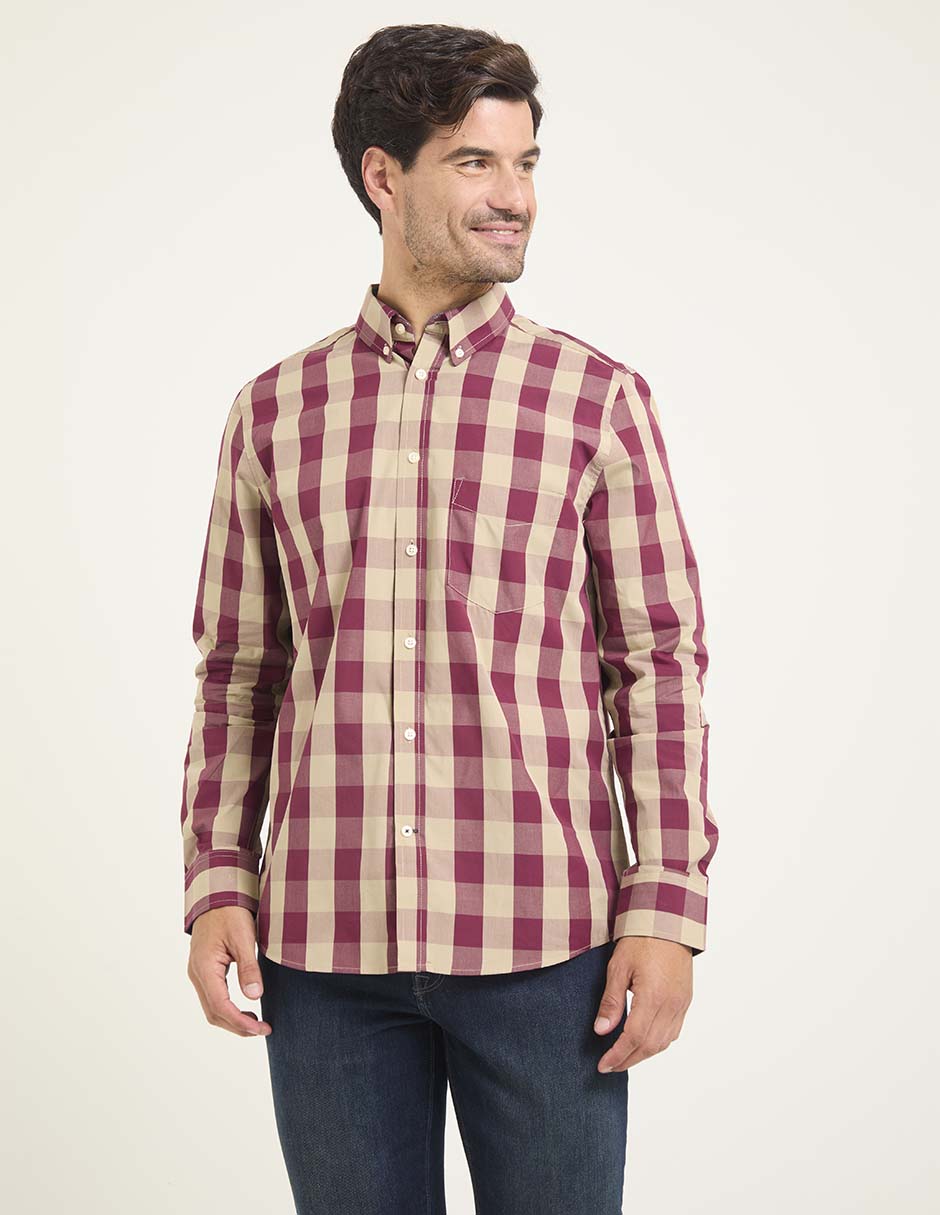 Camisa casual manga larga para hombre Camisa casual manga larga para hombre