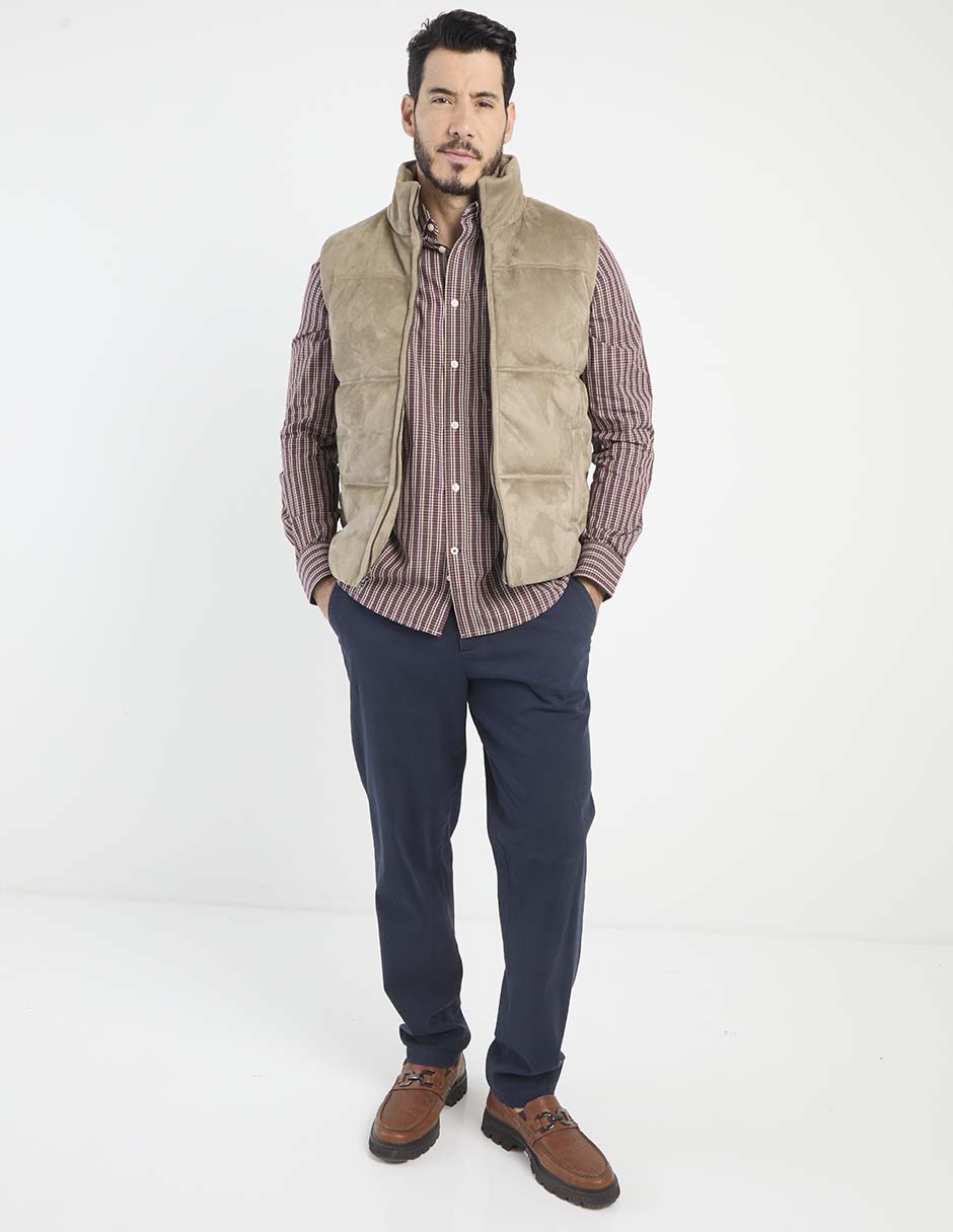 Camisa casual de algodón manga larga para hombre 3
