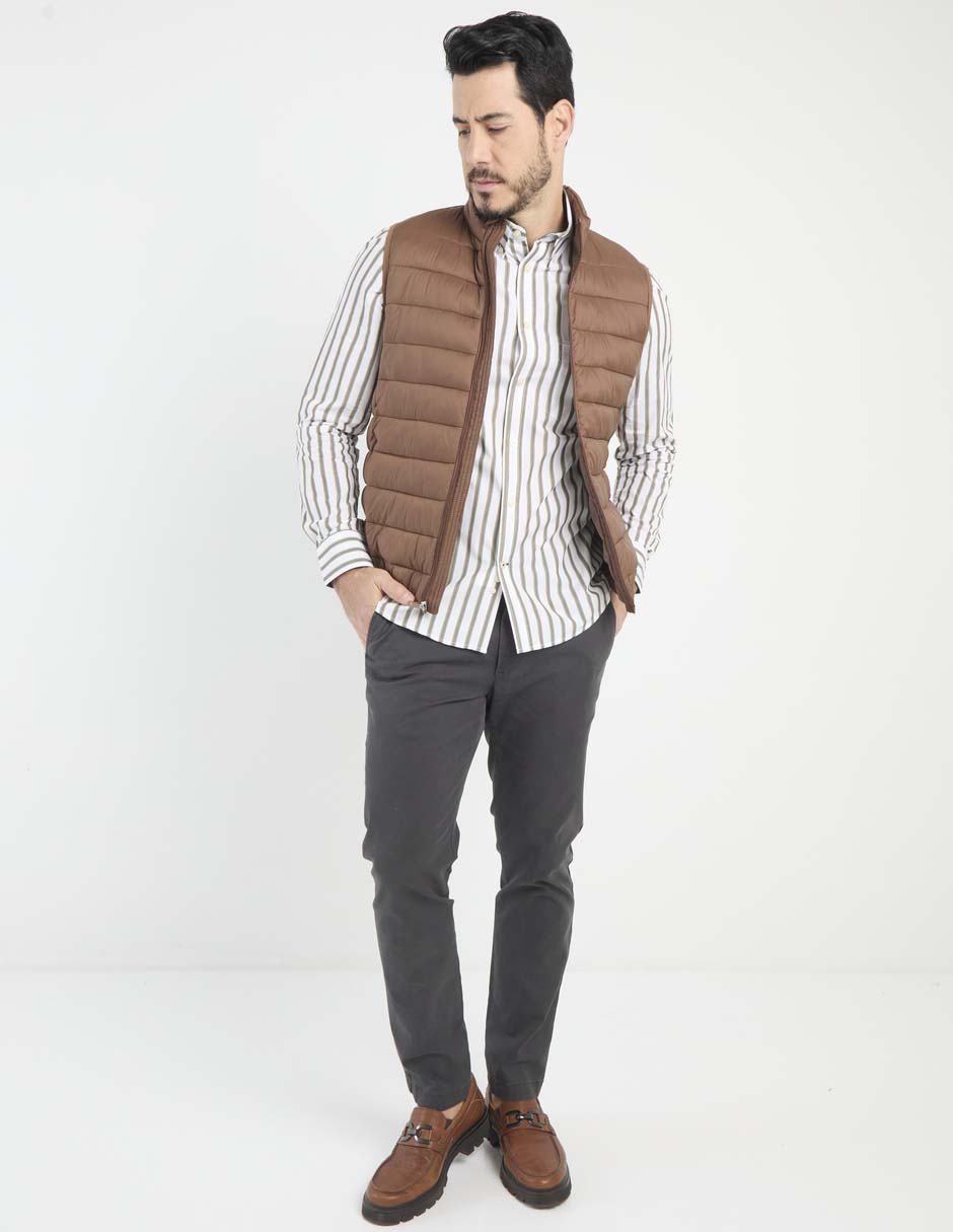 Camisa casual de algodón manga larga para hombre 3
