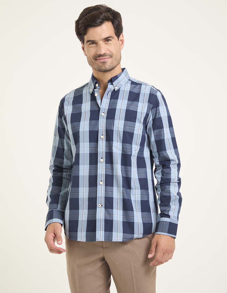 Camisa casual manga larga para hombre Camisa casual manga larga para hombre