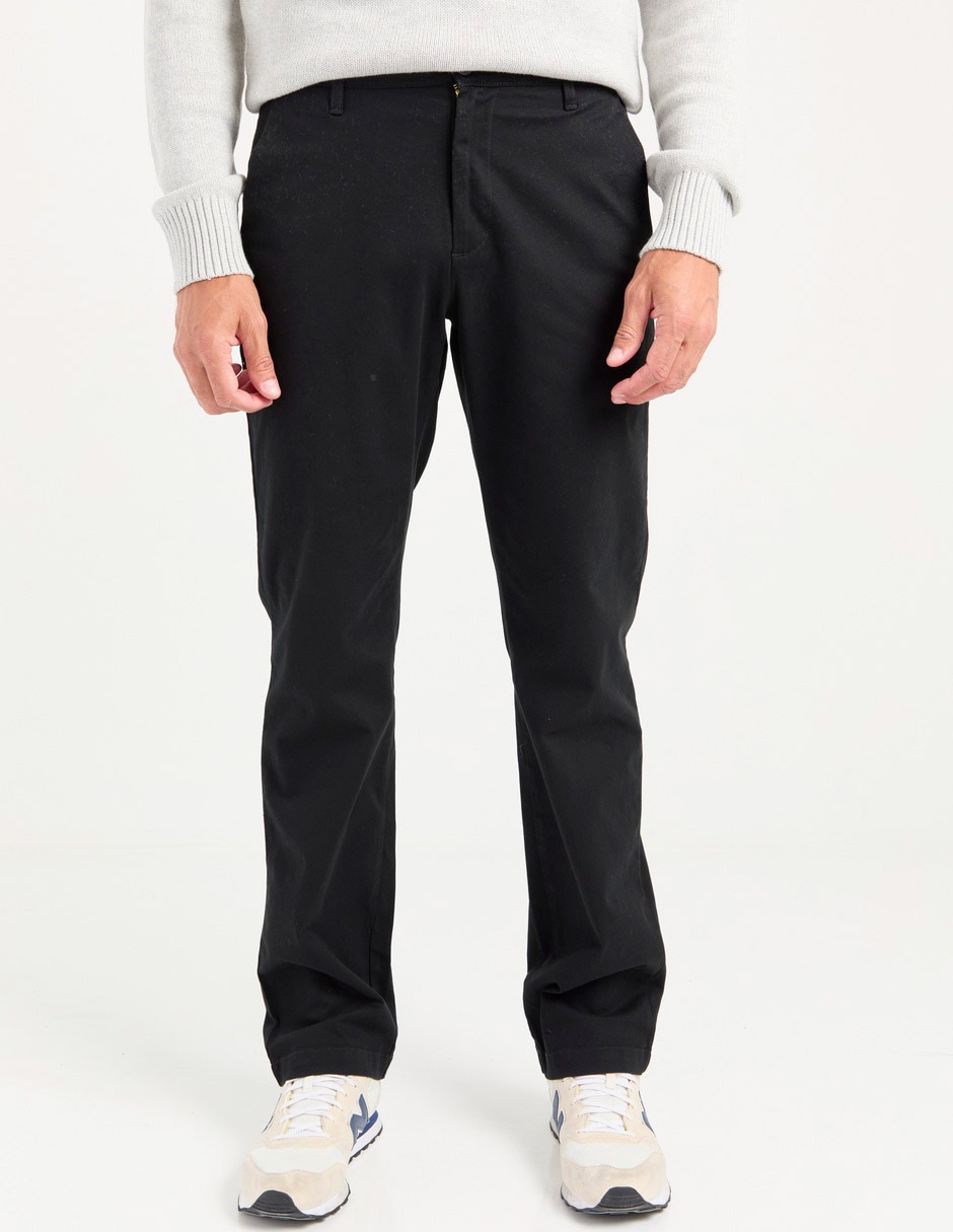 Pantalón chino slim de algodón para hombre