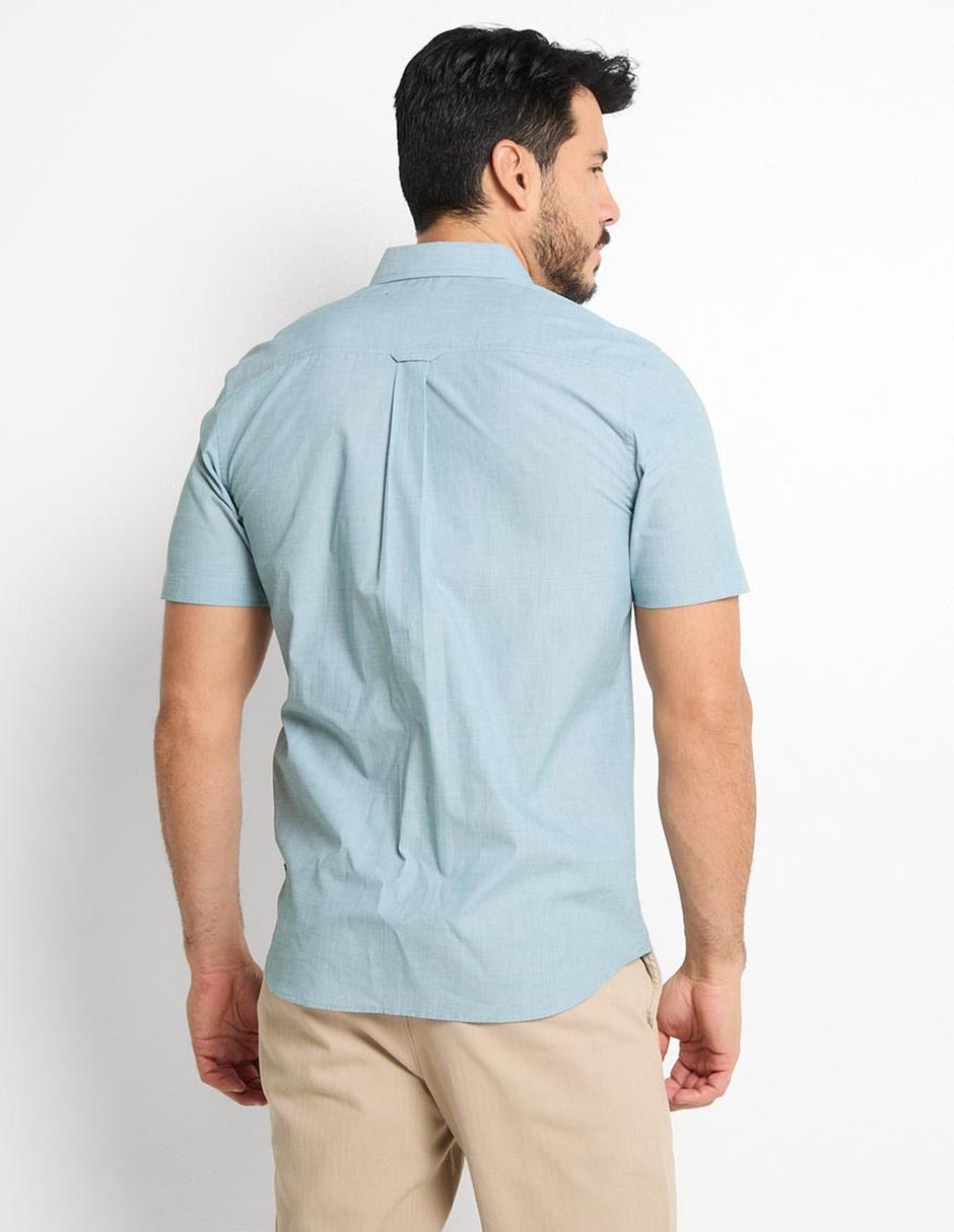 Camisa casual manga corta para hombre 2