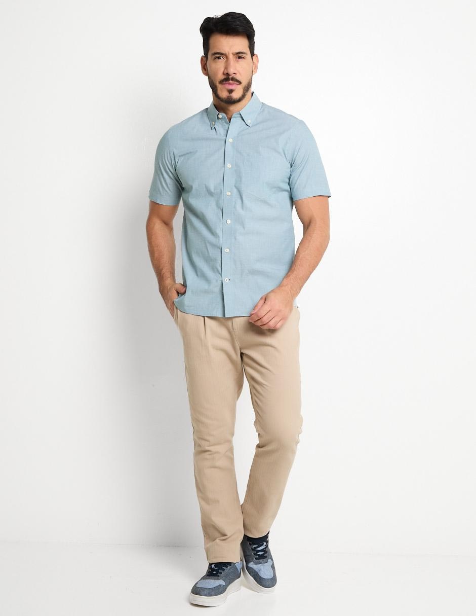 Camisa casual manga corta para hombre 3