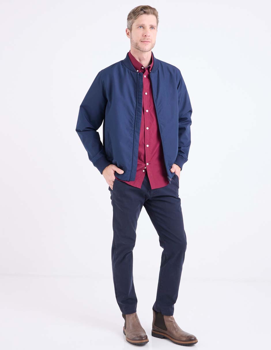 Camisa casual de algodón manga larga para hombre 3