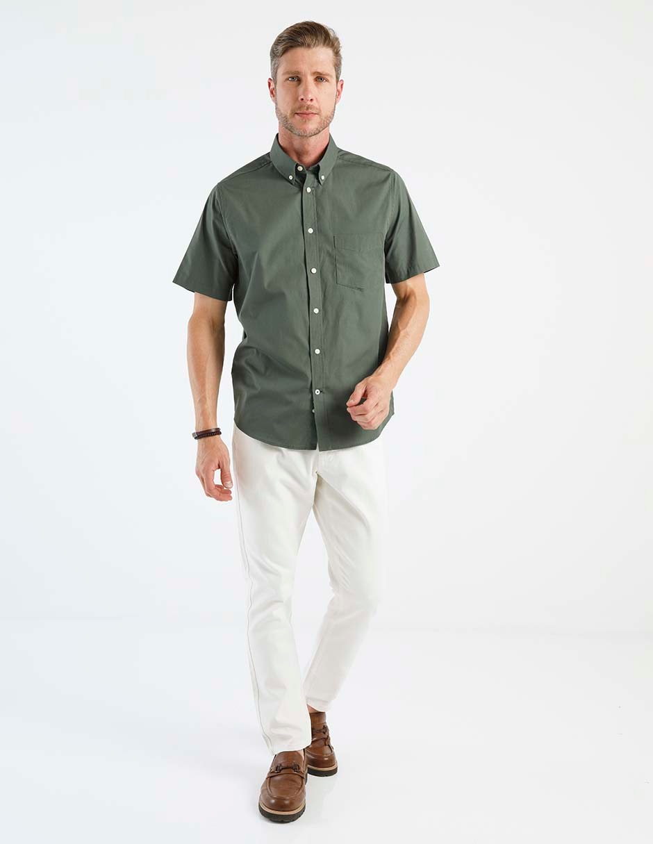 Camisa casual manga corta para hombre 3