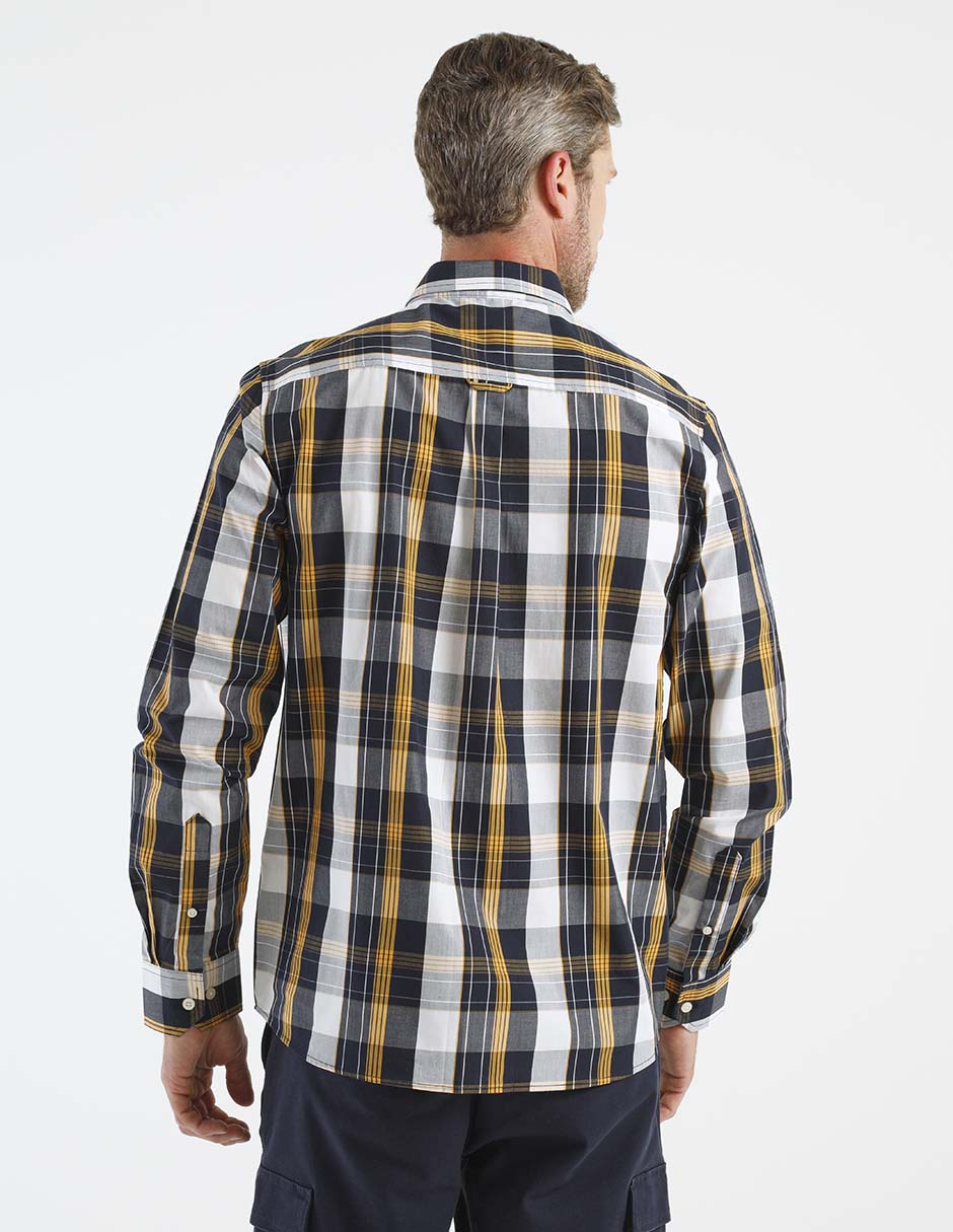 Camisa casual de algodón manga larga para hombre 2