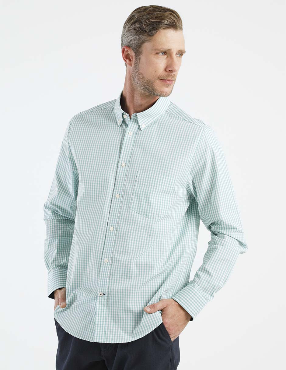 Camisa casual manga larga para hombre Camisa casual manga larga para hombre