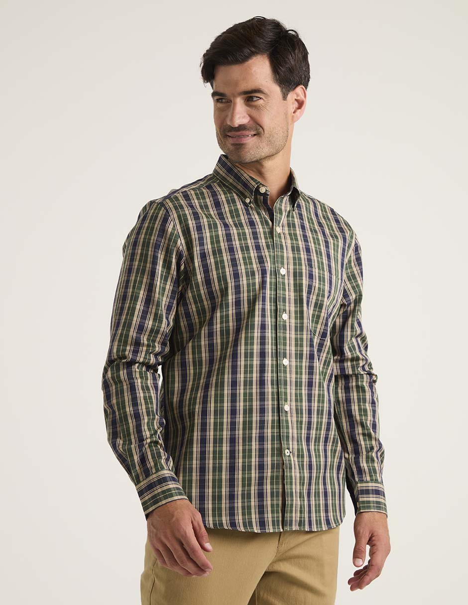 Camisa casual manga larga para hombre Camisa casual manga larga para hombre