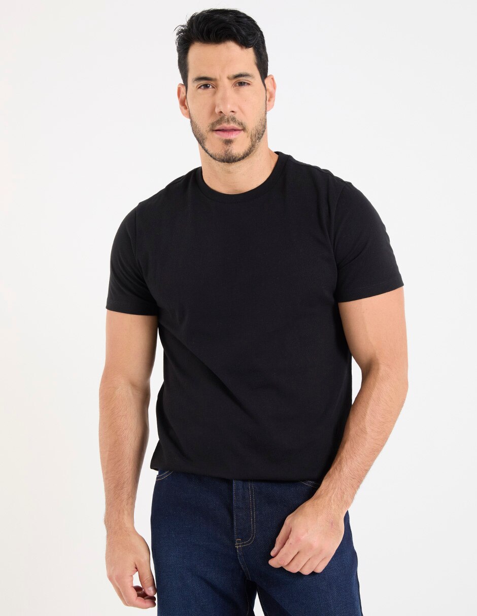 Playera cuello redondo para hombre Playera cuello redondo para hombre