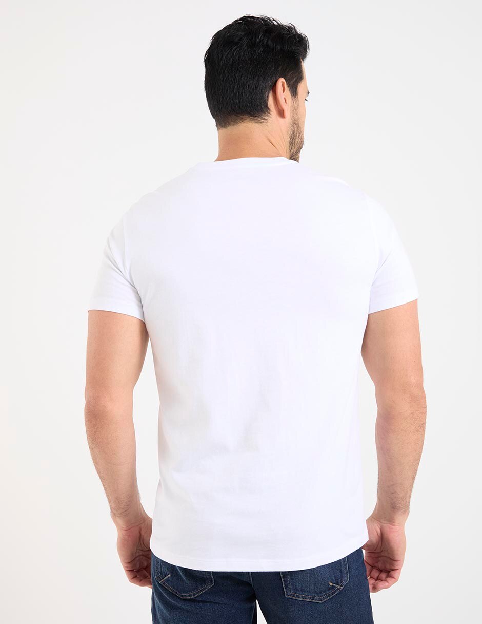 Playera cuello V para hombre 1