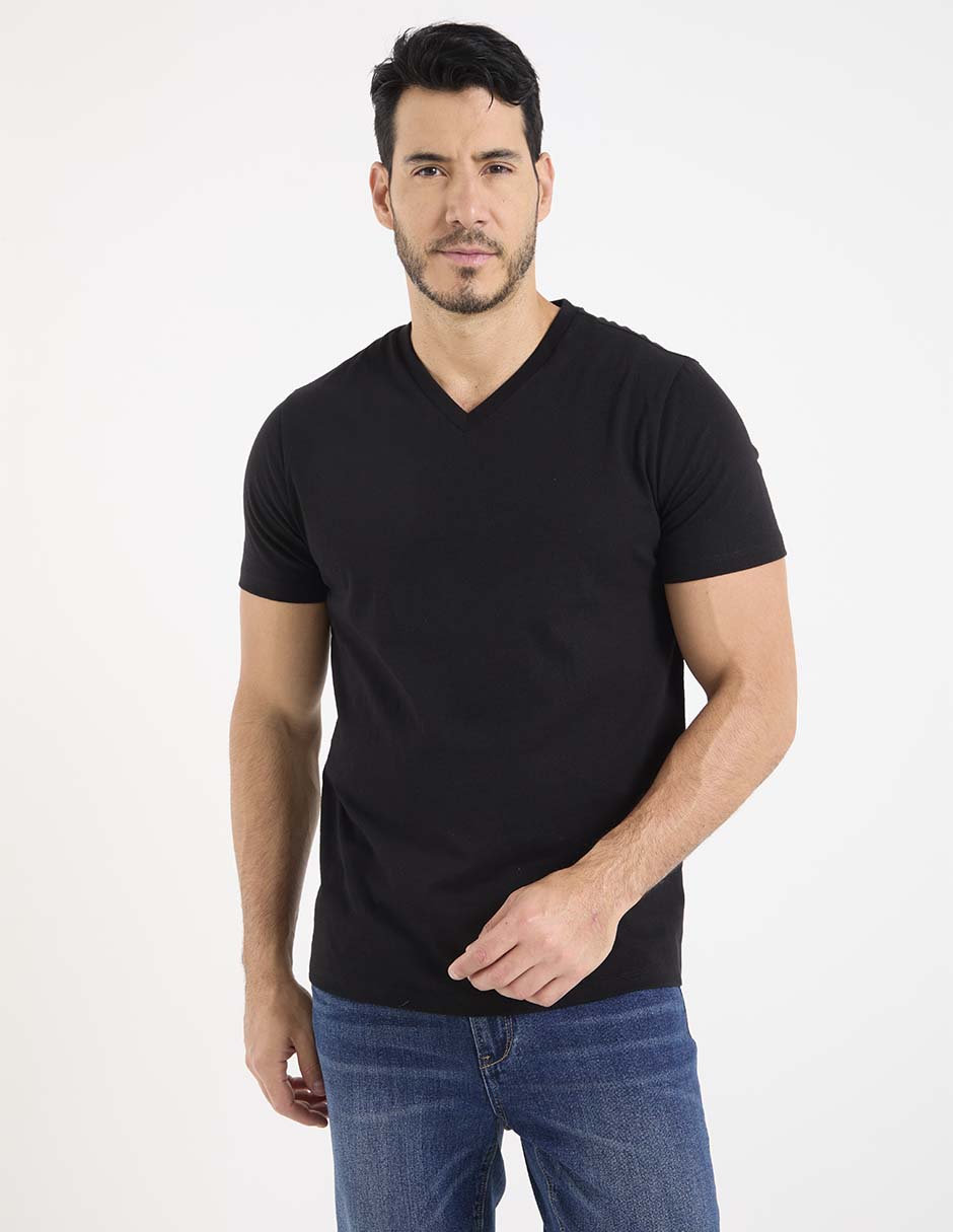 Playera cuello V para hombre Playera cuello V para hombre