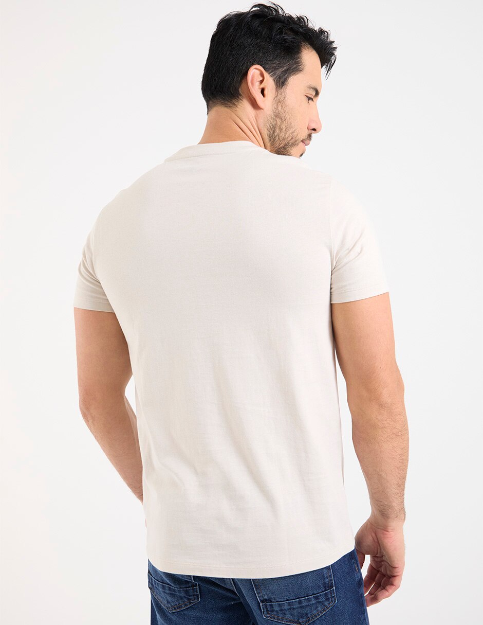 Playera cuello redondo para hombre 2