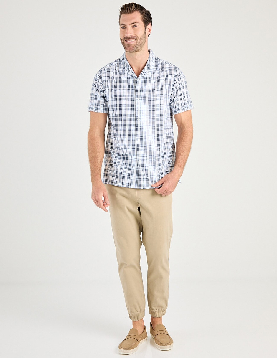 Camisa casual manga corta para hombre 3