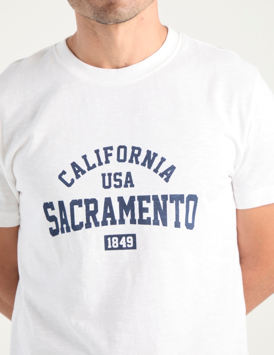 Playera cuello redondo para hombre 4