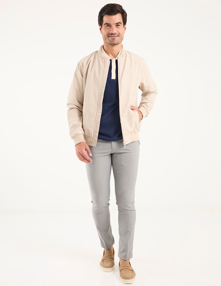 CHAMARRA WEEKEND, G, FEATHER GRAY LISO