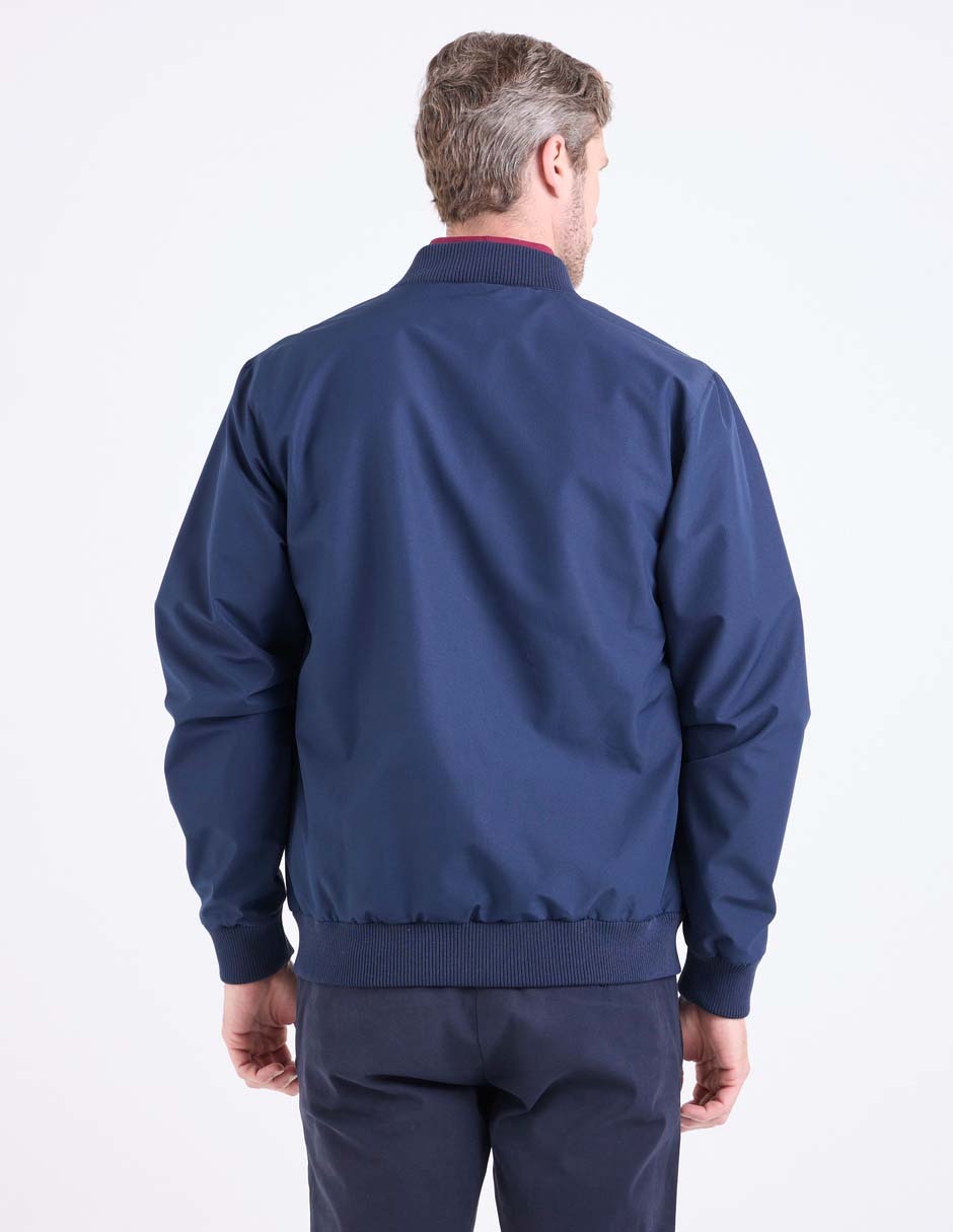 Chamarra bomber con bolsillos para hombre 2