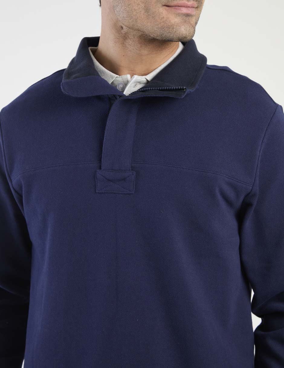 SUDADERA WKH26039-01 W, G, AZUL MARINO