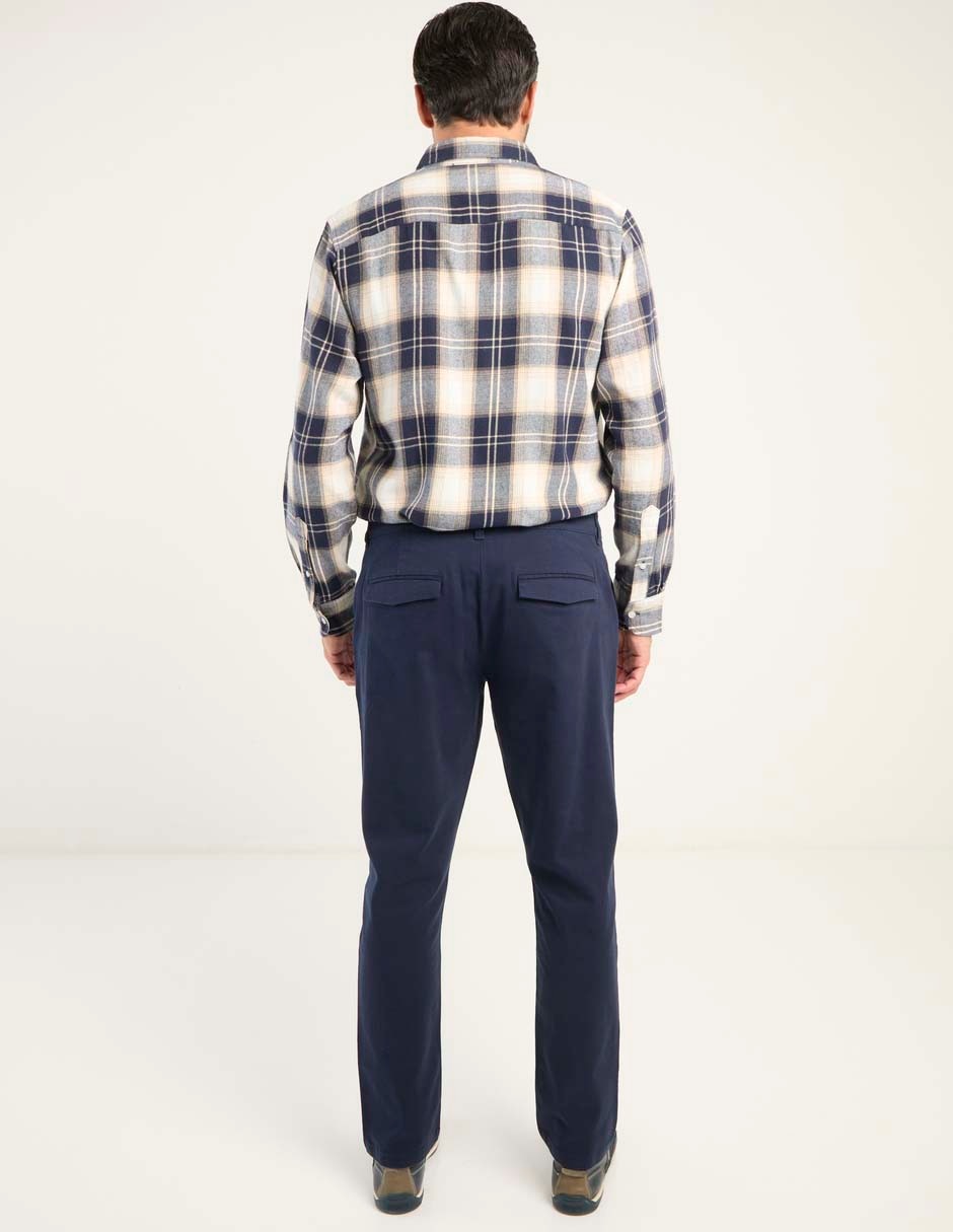 Pantalón recto de algodón para hombre 2