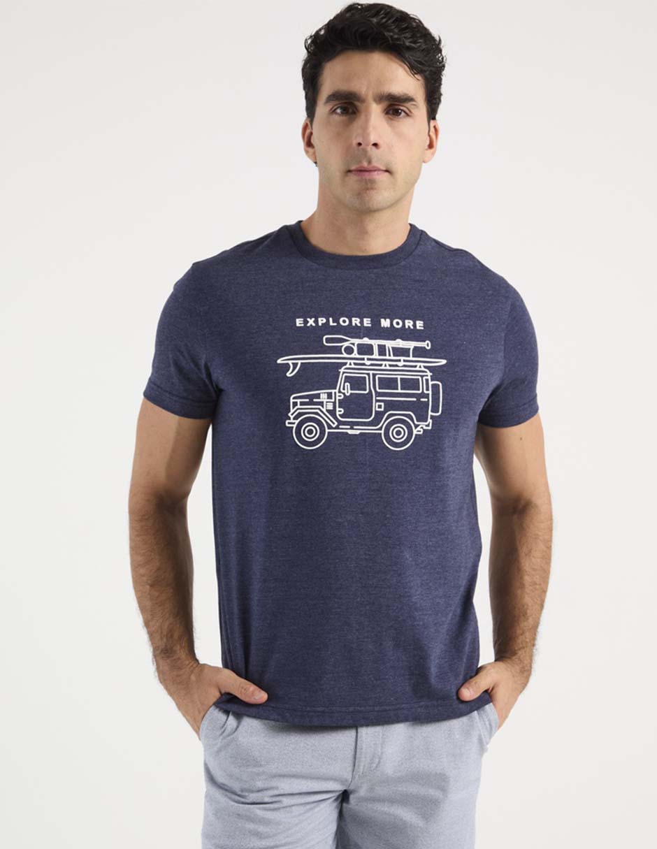 Playera cuello redondo para hombre Playera cuello redondo para hombre