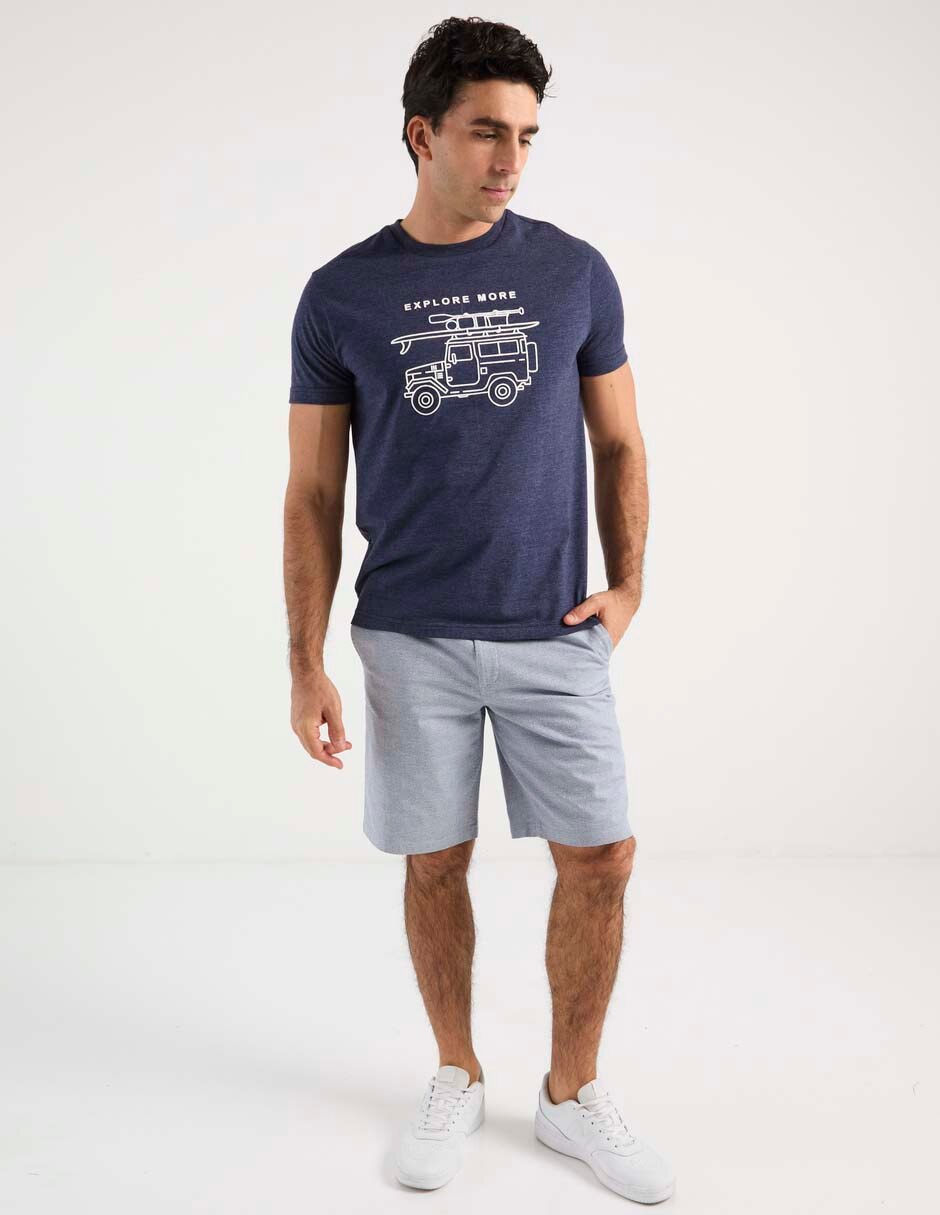 Playera cuello redondo para hombre 3