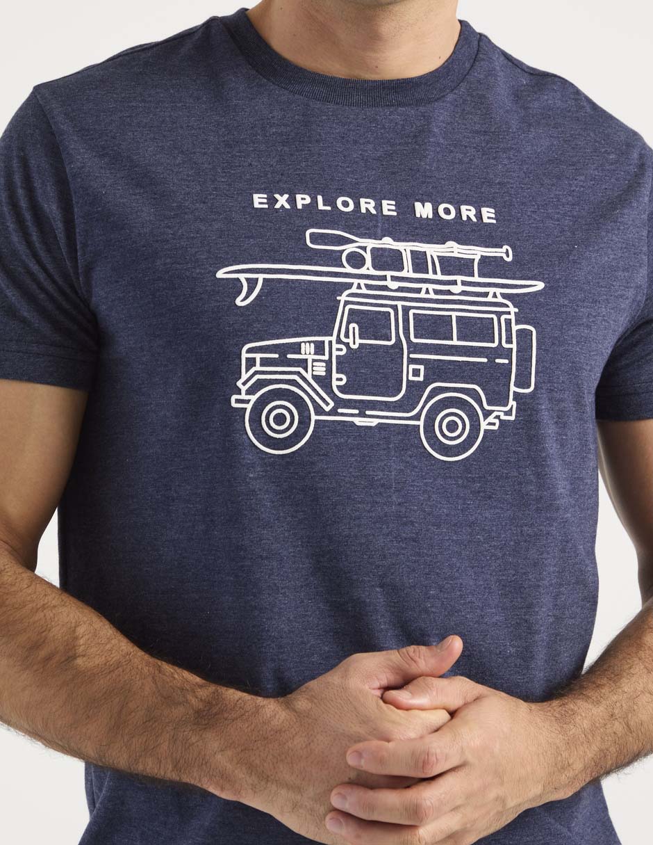 Playera cuello redondo para hombre 4