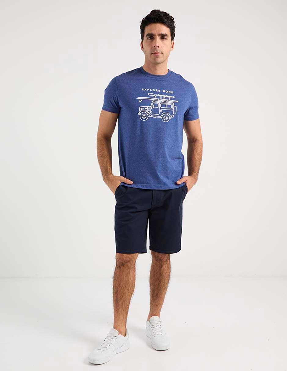 Playera Weekend cuello redondo para hombre