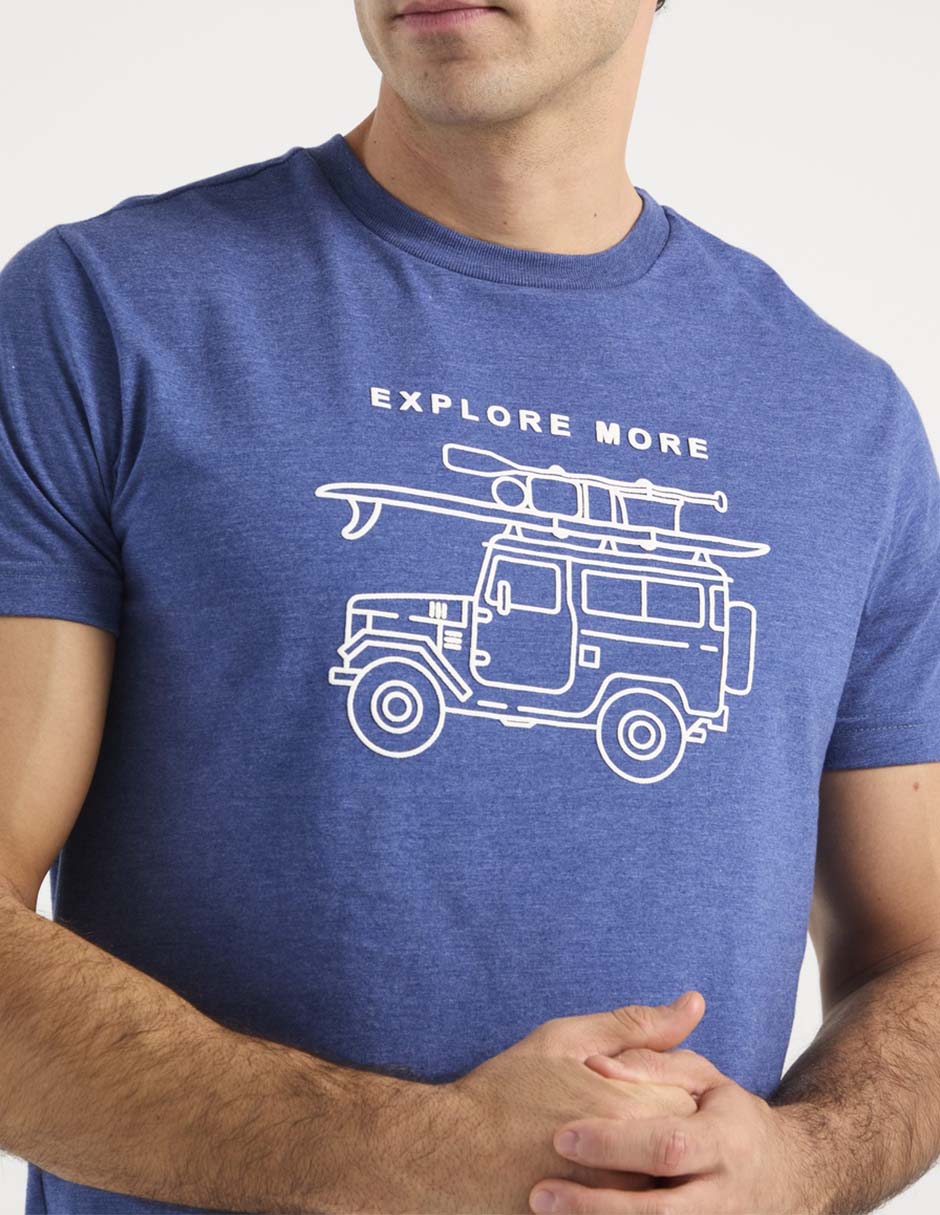 Playera Weekend cuello redondo para hombre