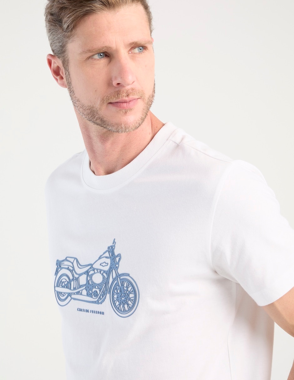 Playera cuello redondo para hombre 4
