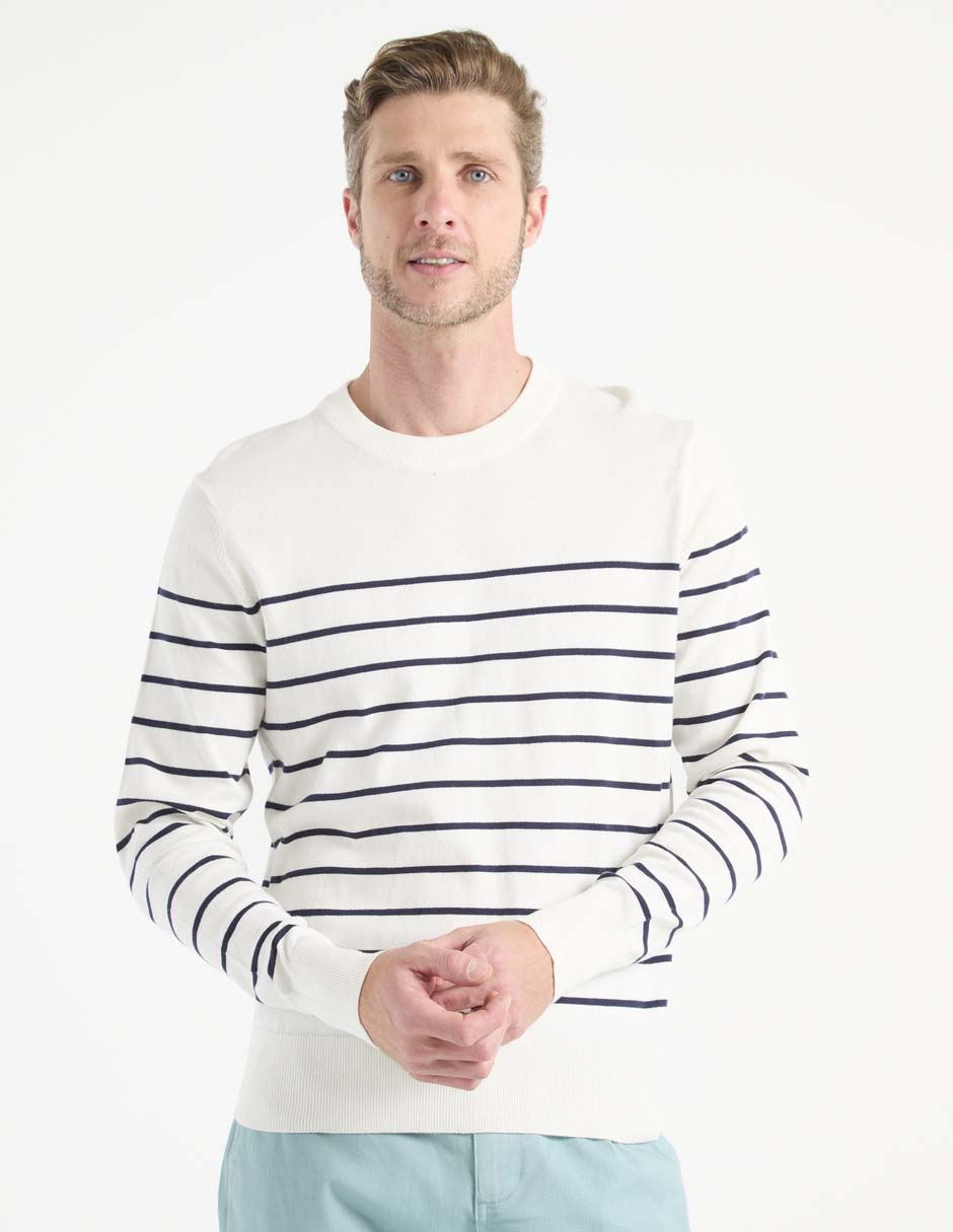 Suéter cuello redondo para hombre Suéter cuello redondo para hombre