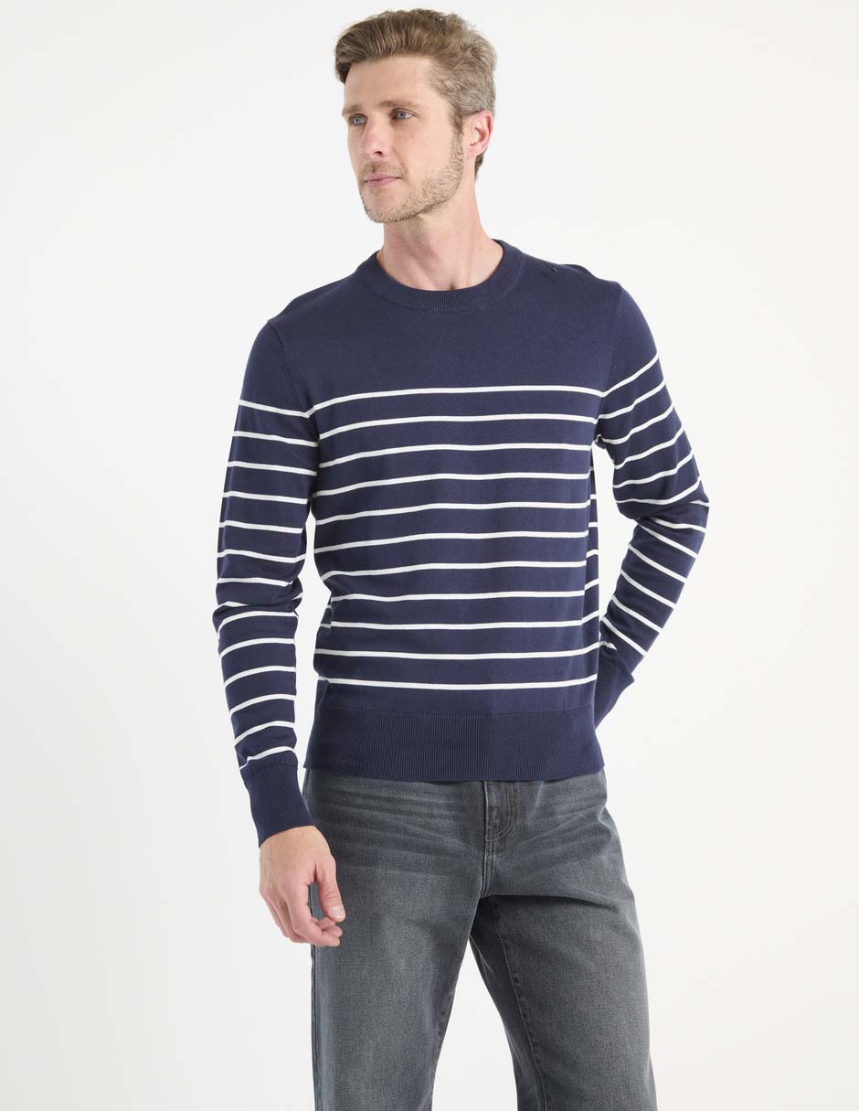 Suéter cuello redondo para hombre Suéter cuello redondo para hombre
