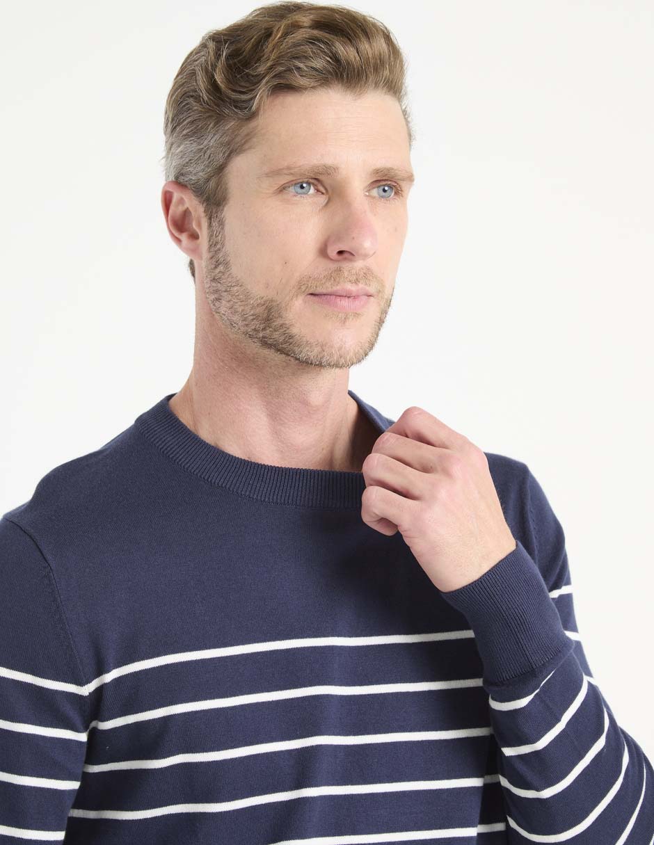 Suéter cuello redondo para hombre 4