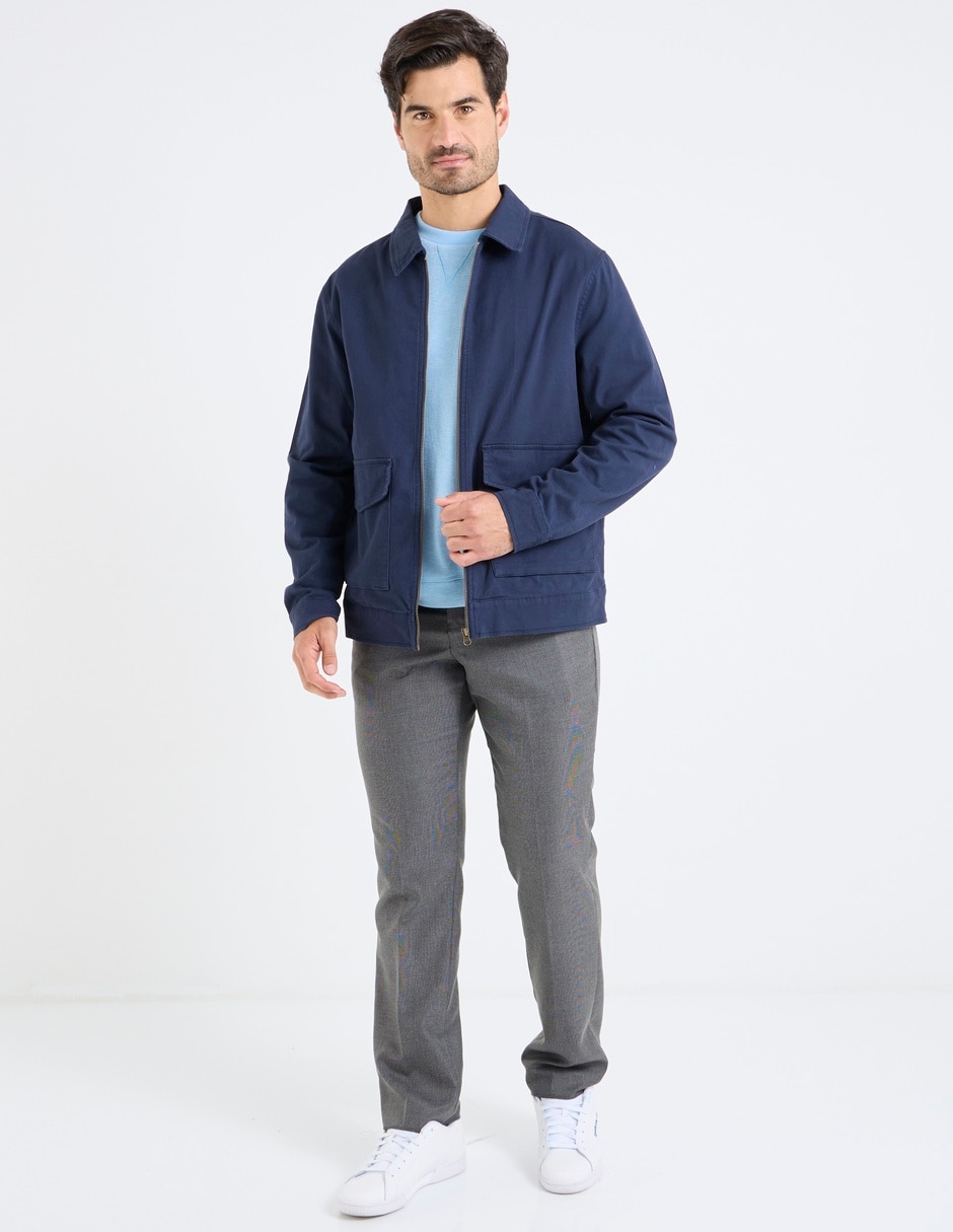 CHAMARRA WEEKEND, M, NAVY BLAZER LISO W