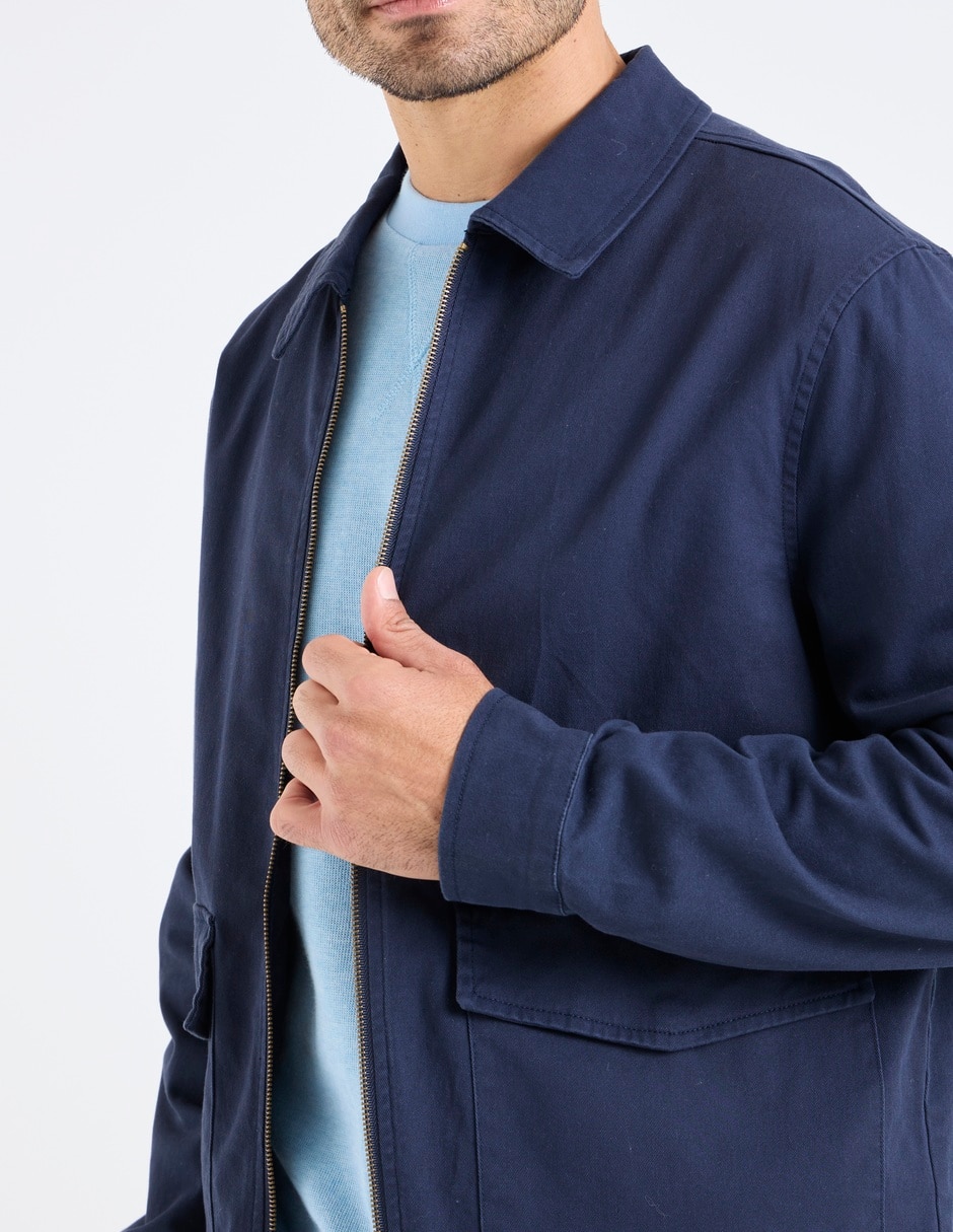 CHAMARRA WEEKEND, M, NAVY BLAZER LISO W