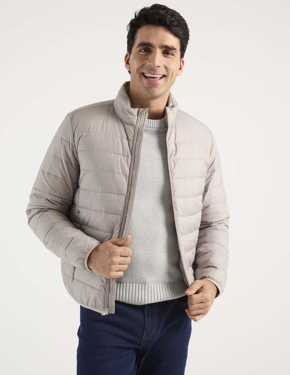 Chamarra acolchonada con bolsillos para hombre Chamarra acolchonada con bolsillos para hombre