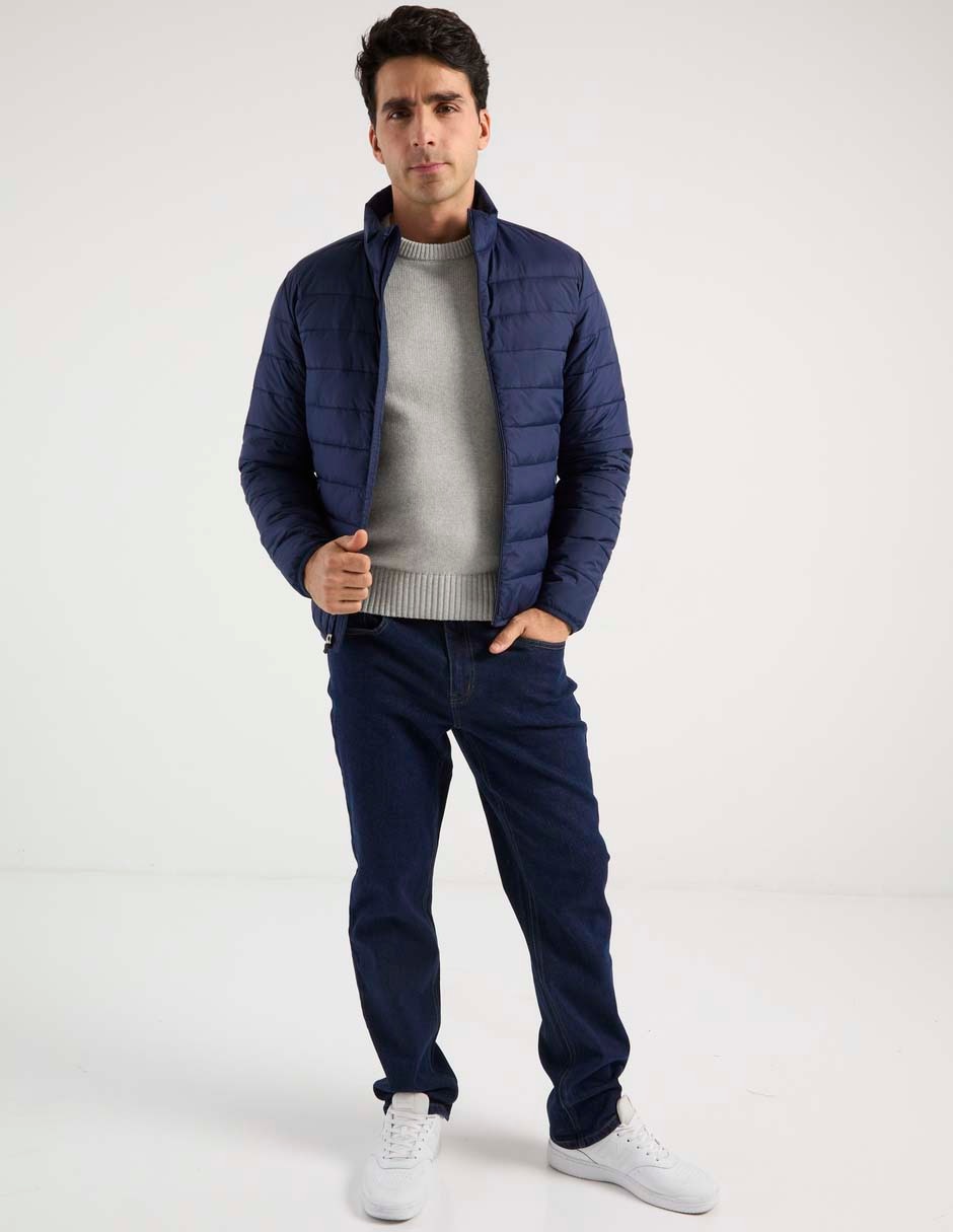 Chamarra acolchonada con bolsillos para hombre 3