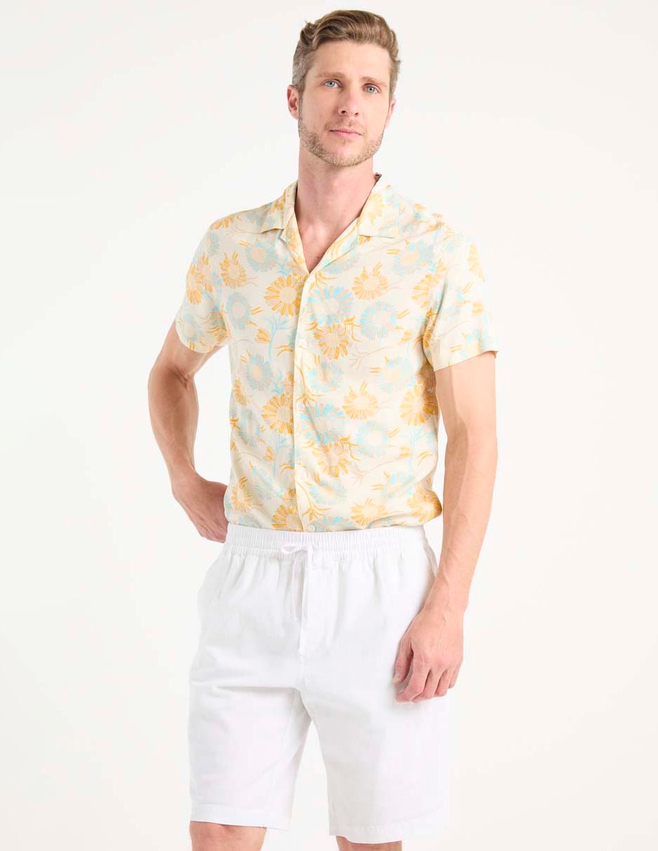 Bermuda de gabardina para hombre Bermuda de gabardina para hombre
