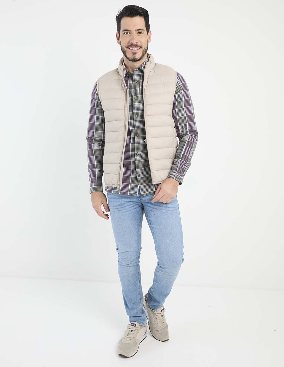 Camisa casual de algodón manga larga para hombre 3