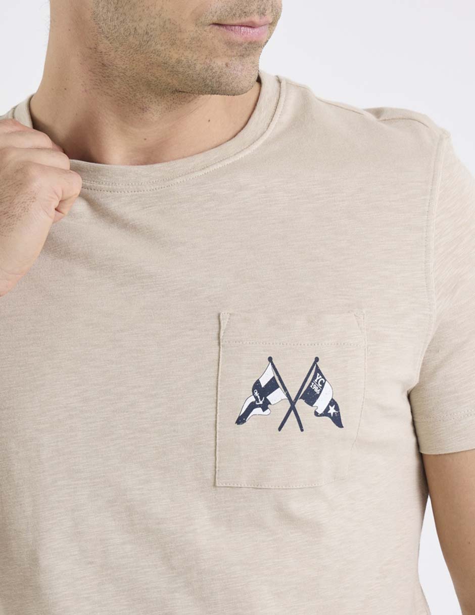 Playera cuello redondo para hombre 4