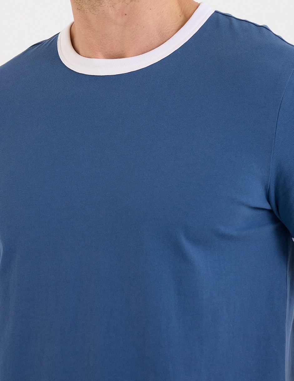 Playera cuello redondo para hombre 4