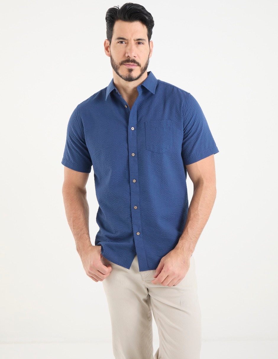Camisa casual manga corta para hombre Camisa casual manga corta para hombre