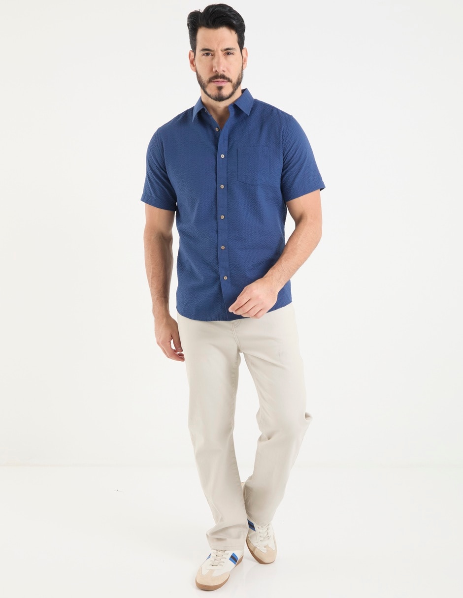 Camisa casual manga corta para hombre 3