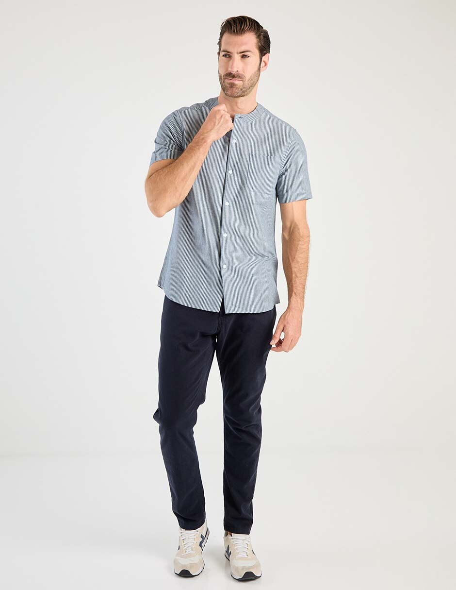 Camisa casual manga corta para hombre 3