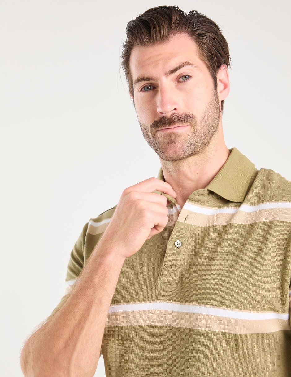 Playera Tipo Polo Weekend Para Hombre