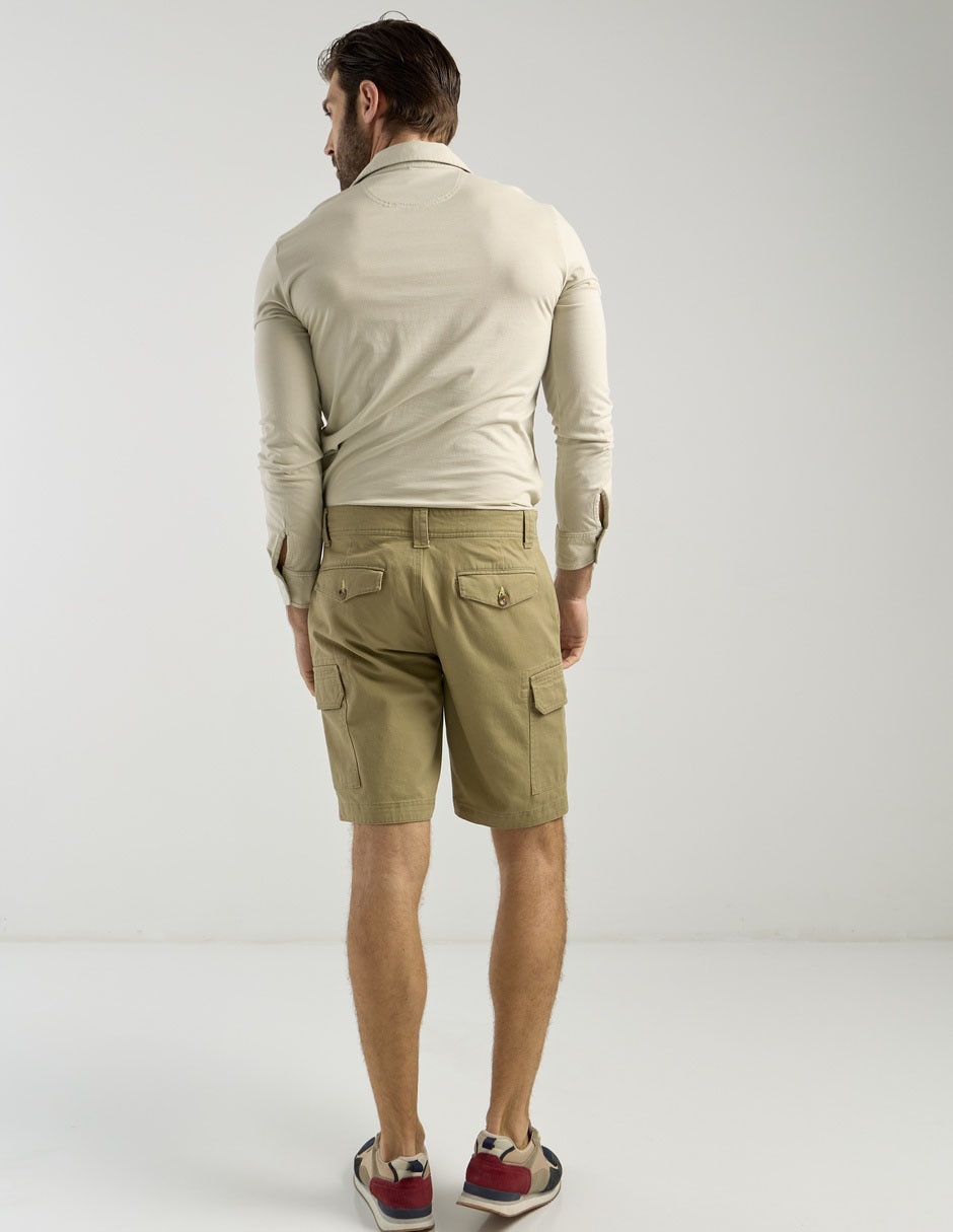 Bermuda de gabardina para hombre 2
