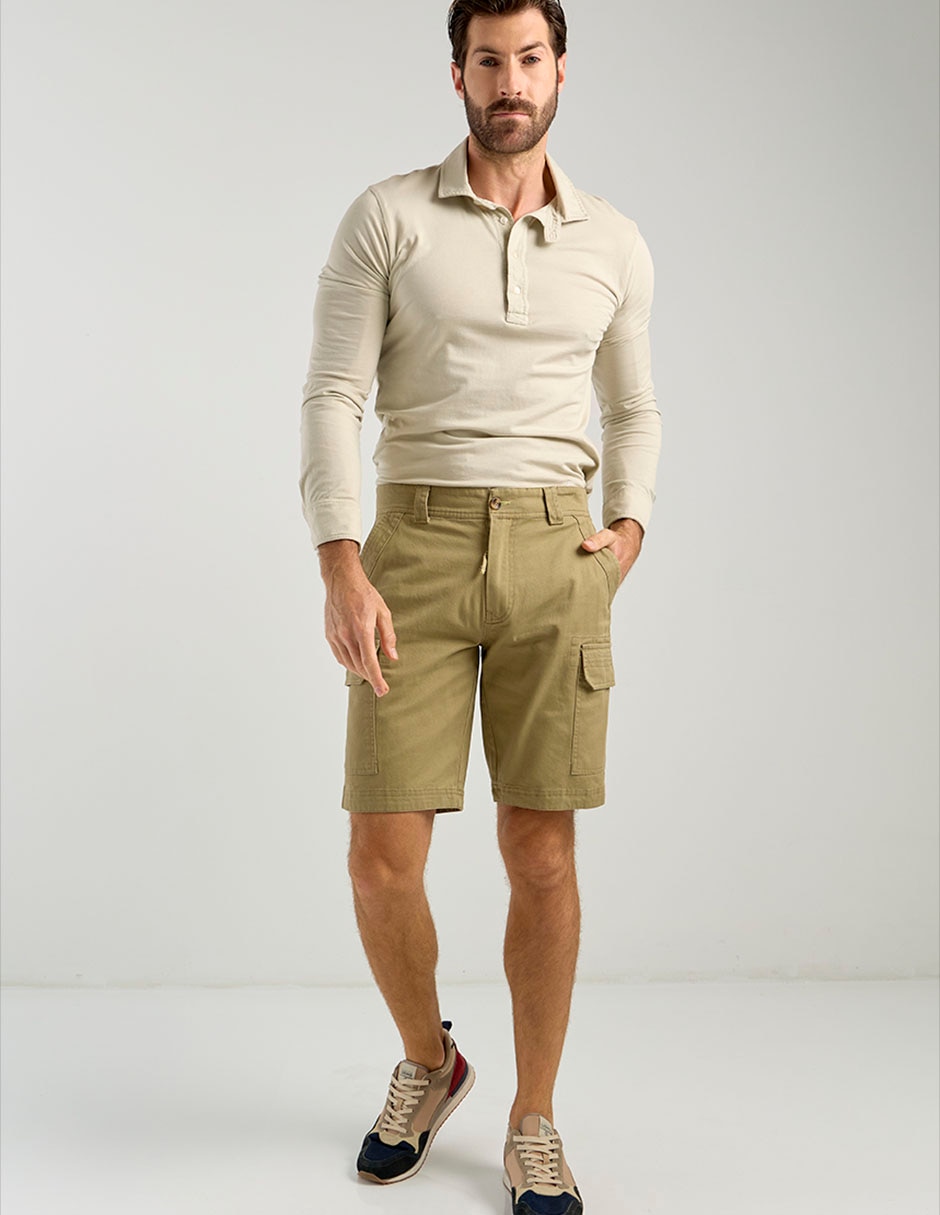 Bermuda de gabardina para hombre 3