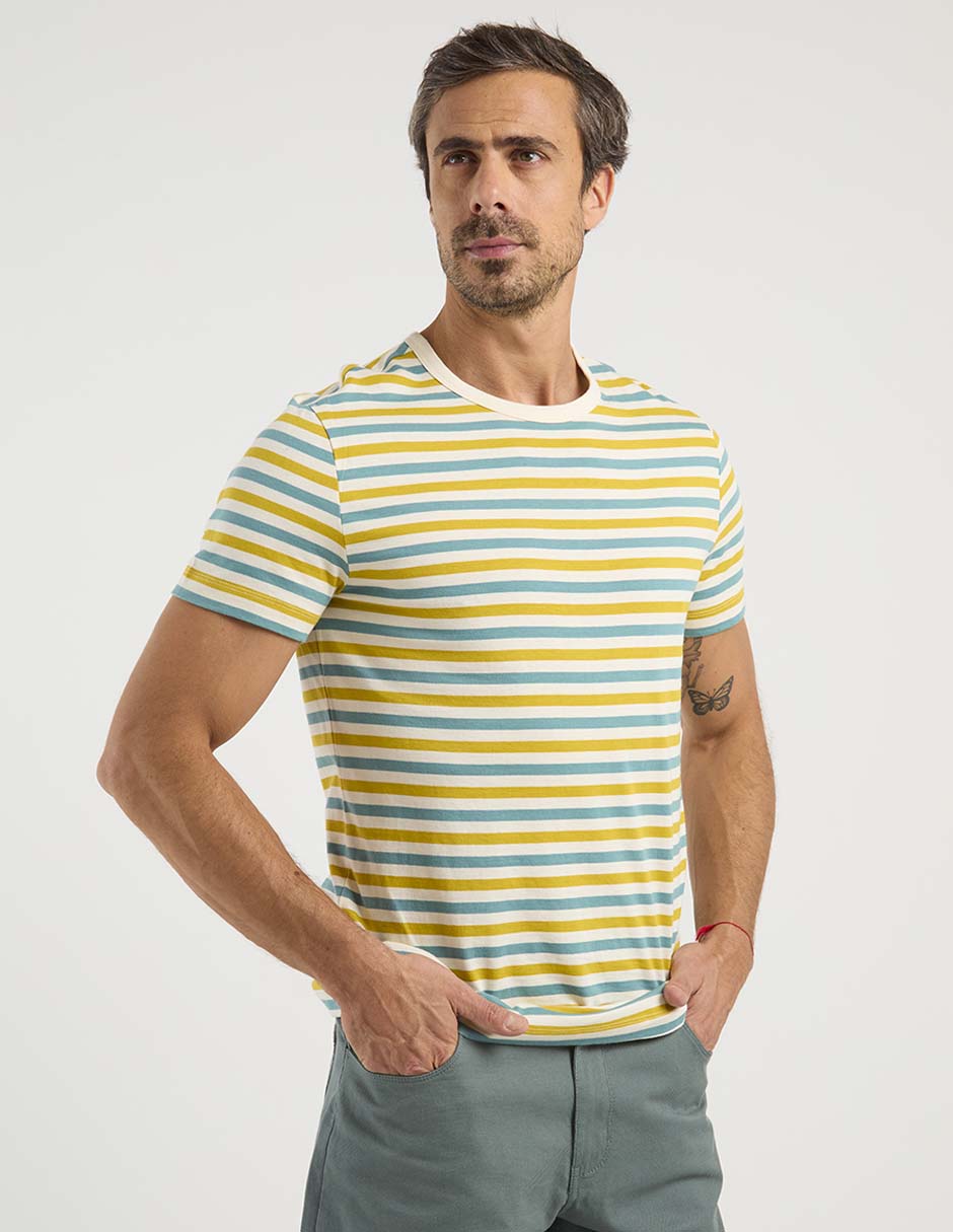 Playera cuello redondo para hombre Playera cuello redondo para hombre