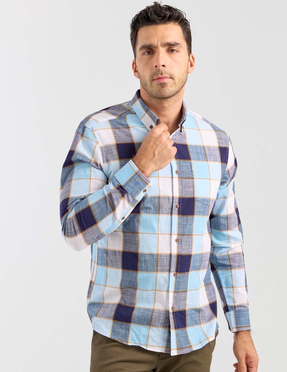 Camisa casual manga larga para hombre Camisa casual manga larga para hombre